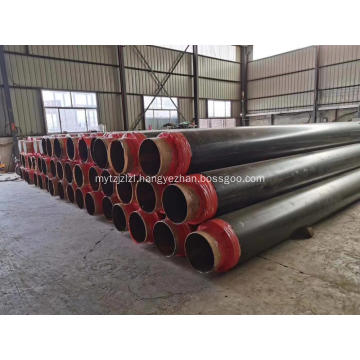 Heat Preservation Polyurethane insulation pipe steel jacket